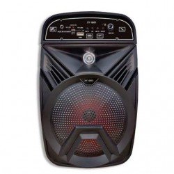 Speaker Portable Karaoke High Bass Bluetooth Support Micro SD / TF / USB Flash et FM Radio