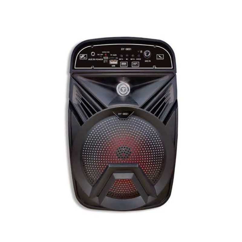Speaker Portable Karaoke High Bass Bluetooth Support Micro SD / TF / USB Flash et FM Radio