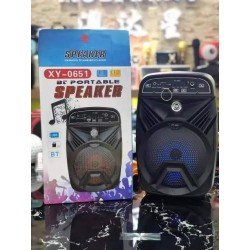 Speaker Portable Karaoke High Bass Bluetooth Support Micro SD / TF / USB Flash et FM Radio