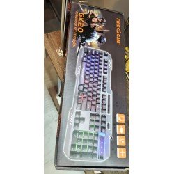 KEYBOARD GAMING FIRECAM GK20 Metal Backlight RGB Color USB