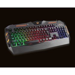 Pack Gaming 4 in 1 Clavier + Souris RGB LED + Casque et Tapis Kit MT-C500