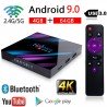 TVBox H96 Max Smart Video 4GB DDR3 64GB Stockage Quad-Core Support 4K Ultra HD / Dual WiFi 2.4G + 5G / HDMI / 3D