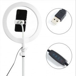 Ring Light LED Fashion 10" Lamp Studio Photo Phone Video Live Photography Selfie Light