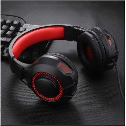 Casque Gamer grand casque avec micro léger écouteurs stéréo basse profonde pour PC PS4 X-BOX Et Smartphone