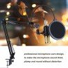 Kit Studio BM800 Professionnel Microphone Live Stream Broadcasting Recording  pour Skype Youtuber Karaoke Gaming Recording