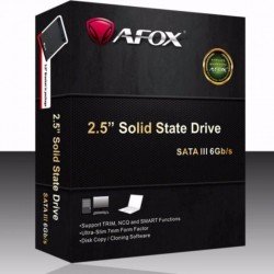 Disque Dur SSD 250G 2.5" AFOX SATA 3 6GB/S SDD Disque Dur 250 Go Ultra-fast USA Chipset Original Micron