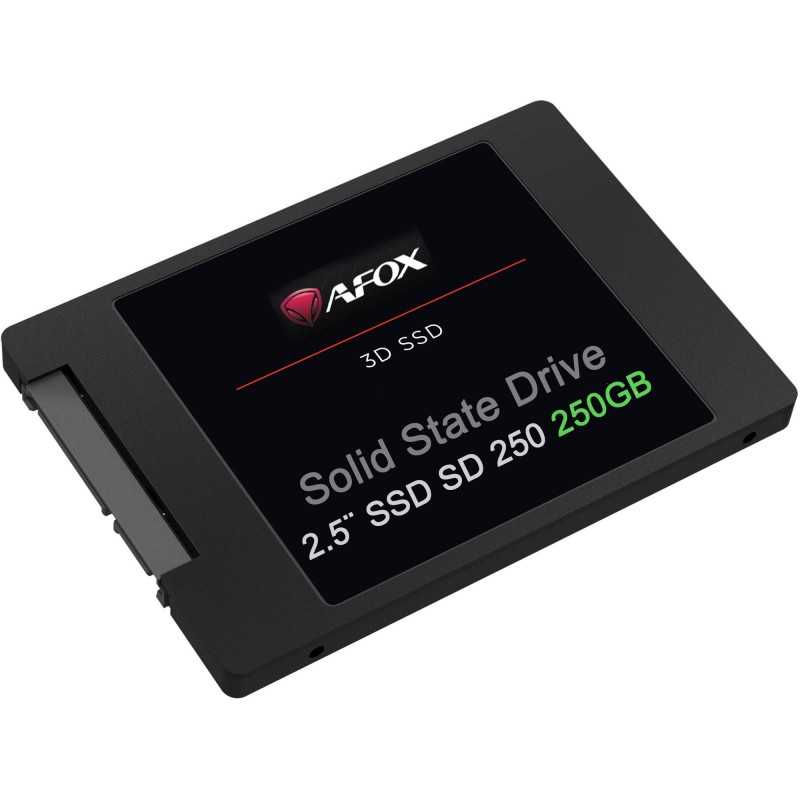 Disque Dur SSD 250G 2.5" AFOX SATA 3 6GB/S SDD Disque Dur 250 Go Ultra-fast USA Chipset Original Micron