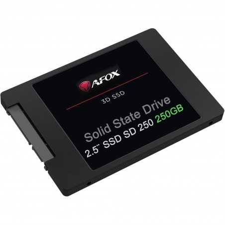 Disque Dur SSD 250G 2.5" AFOX SATA 3 6GB/S SDD Disque Dur 250 Go Ultra-fast USA Chipset Original Micron