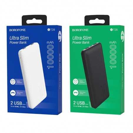 Powerbank BT28 Ultra Slim 10 000mAh 2USB Smart ID 2A Max