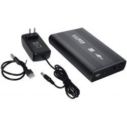 HDD External Case adaptateur USB 3.0/USB 2.0 to SATA External Stockage 3.5  avec boite Aluminum