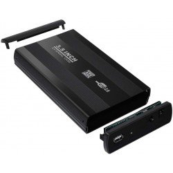HDD External Case adaptateur USB 3.0/USB 2.0 to SATA External Stockage 3.5 avec boite Aluminum