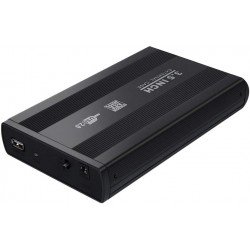 HDD External Case adaptateur USB 3.0/USB 2.0 to SATA External Stockage 3.5 avec boite Aluminum