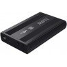 HDD External Case adaptateur USB 3.0/USB 2.0 to SATA External Stockage 3.5 avec boite Aluminum