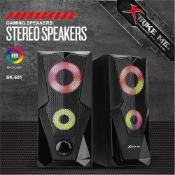 Gaming Speaker Stéréo Audio RGB Backlight 3.5mm jack (audio), USB (power)