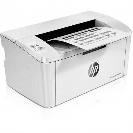 HP LaserJet Pro M15a Imprimante Monochrome avec Toner inclus - Blanc/Noir