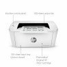 HP LaserJet Pro M15a Imprimante Monochrome avec Toner inclus - Blanc/Noir