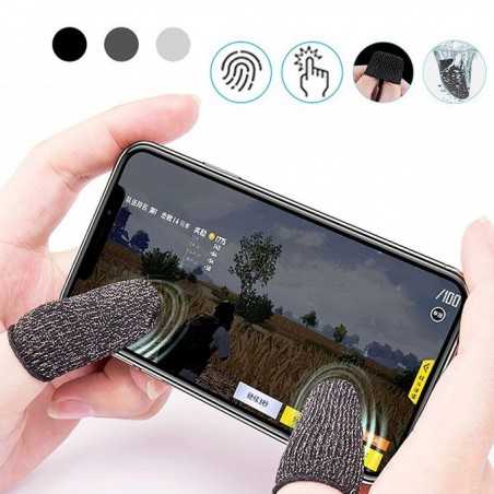 2 paires Manchon Doigt Cots gants de jeu Free fire,Fortnite,PUBG..., Anti-Transpiration, Gants tactile et sensible anti-sueur
