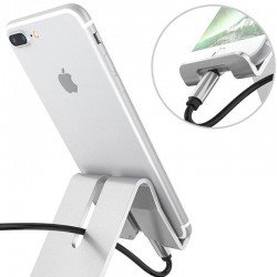 Support Smartphone en aluminium Compatible avec les Smartphones et tablettes 4-10 pouces