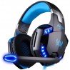 Casque G2000 KOTION EACH Gamer Casque écouteur stéréo basse  avec micro, LED pour PC PS4 X-BOX