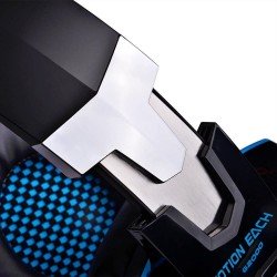 Casque G2000 KOTION EACH Gamer Casque écouteur stéréo basse  avec micro, LED pour PC PS4 X-BOX