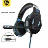 Casque GT93 Gamer E-Sports Avec Microphone LED Stéréo 7.1 compatible avec PS4 Xbox PC