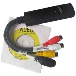 Easycap USB 2.0 Adaptateur Convertisseur Vidéo TV DVD VHS DVR Compatible win7 8 10