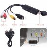 Easycap USB 2.0 Adaptateur Convertisseur Vidéo TV DVD VHS DVR Compatible win7 8 10