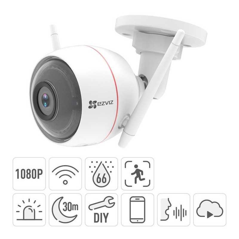 Camera Wifi EZVIZ C3Z 2Mega 1080P HD 2K Wifi Camera Security 4G HikVision Night Vision