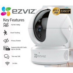 Camera Wifi EZVIZ C6CN 2Mega 1080P HD 2K Wifi Camera Security HikVision Night Vision Sans Fil Prix Maroc