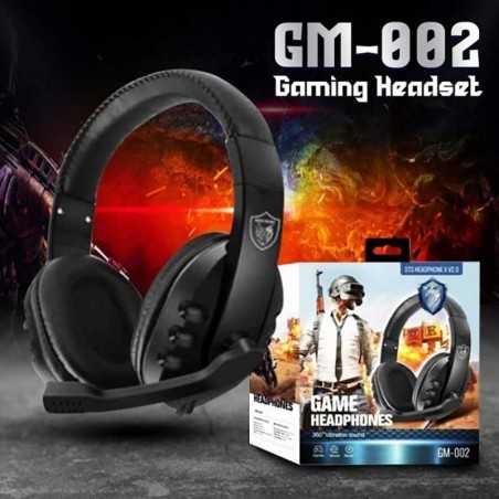 Casque Gaming Headphone GM-002 Super Bass Game Avec Mic Compatible Smartphones  Tablettes PS4 Xbox PC