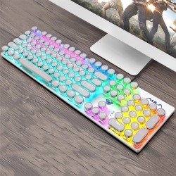 Aula S2016 Clavier MÉCANIQUE Blanc 104 Touches Rétroéclairés