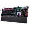 AULA F2088 Clavier Gaming Mécanique 108 Keys Mixed Light rétro-éclairage