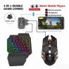 Pack Gamer Mobile 4 in 1 Convertisseur De Contrôleur Pour Smartphones  Jeux PUBG, FORTNITE, CALL OF DUTY...