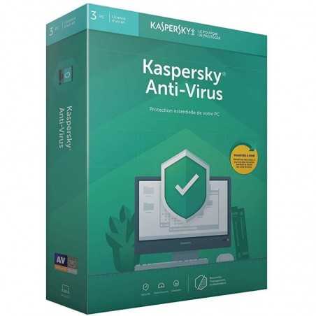 Antivirus Kaspersky 2021 3 Postes /1Ans Multi-Devices