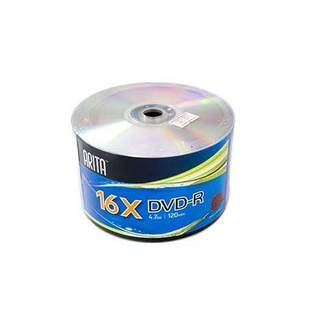 DVD vierge 50PCS 16X DVD-R 4.7Gb 120MIN ARITA