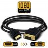 Cable adapter HDMI To VGA. HDMI Mâle vers VGA Mâle 1.5 Mètres