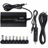 Chargeur Universel 12v 15v 16v 18v 19v 20v 22v 24v Alimentation Adaptateur chargeur Voiture PC Réfrigérateur Glaciere